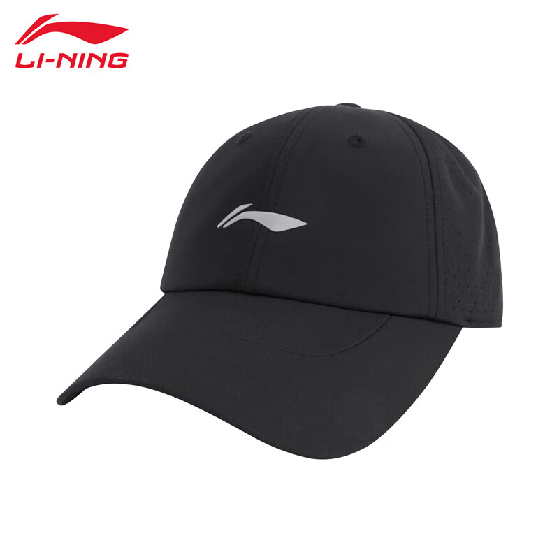 【李宁（LI-NING）AMYU143】李宁（LI-NING）2024运动时尚中性棒球帽 AMYU143-1 黑色F