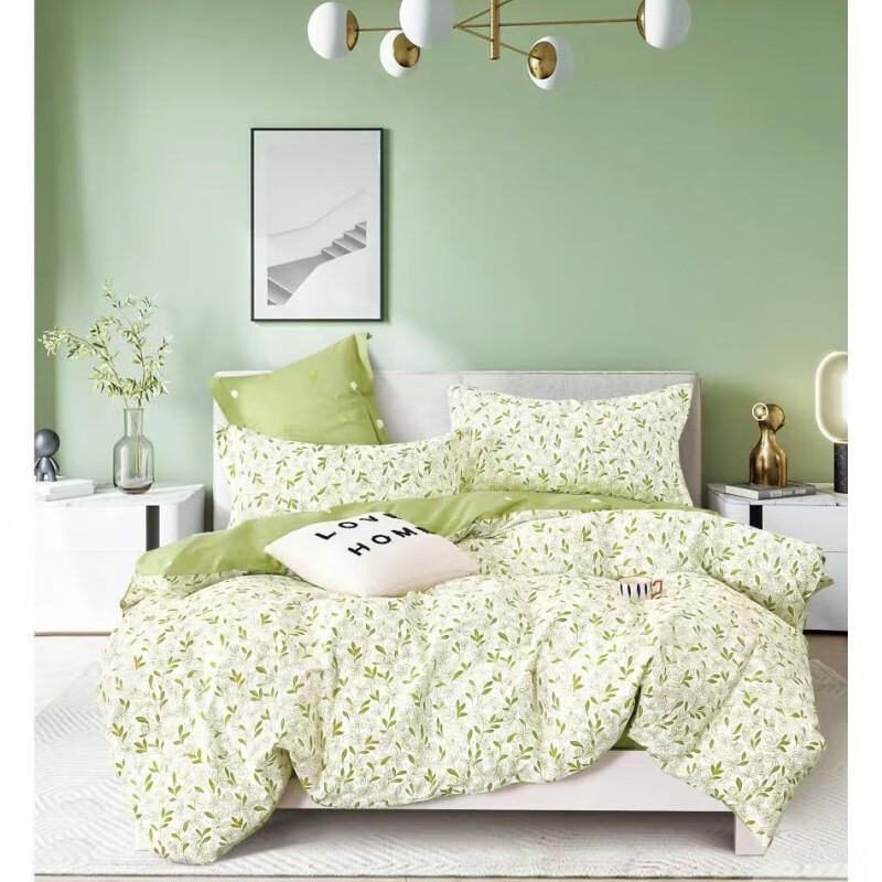 怡莲全棉四件套 漫步时光200*230cm