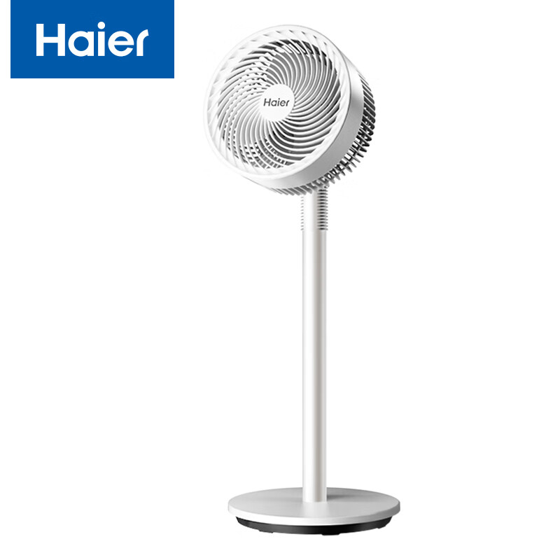 海尔（haier）家用空气循环扇大风量电扇节能落地扇卧室大风力风扇台立两用摇头远距轻音台扇 HFX-J2312A