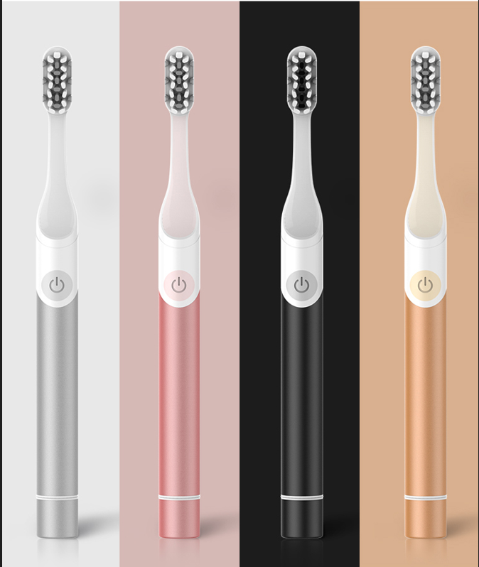 Battery Electric Toothbrush with 2 Brush Heads Travel Electric Toothbrush XF21