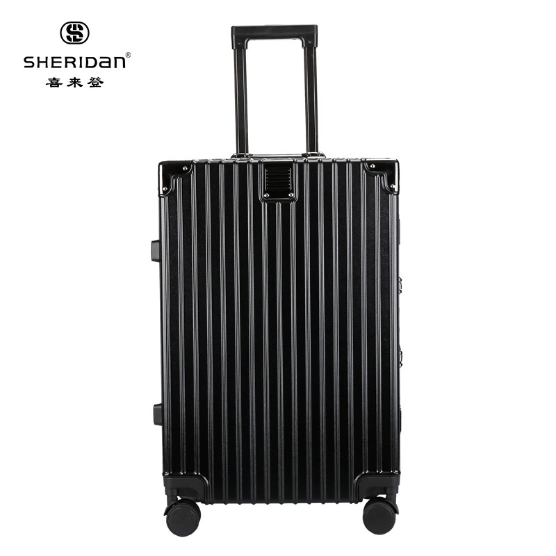 喜来登行李箱 万向轮拉杆箱耐磨抗摔旅行箱密码箱 商务 SHX8017拉链 20英寸