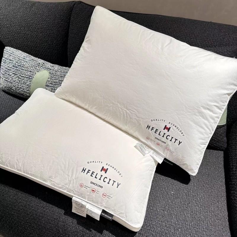 全棉轻柔羽丝枕48X74cm 单只装/两只装