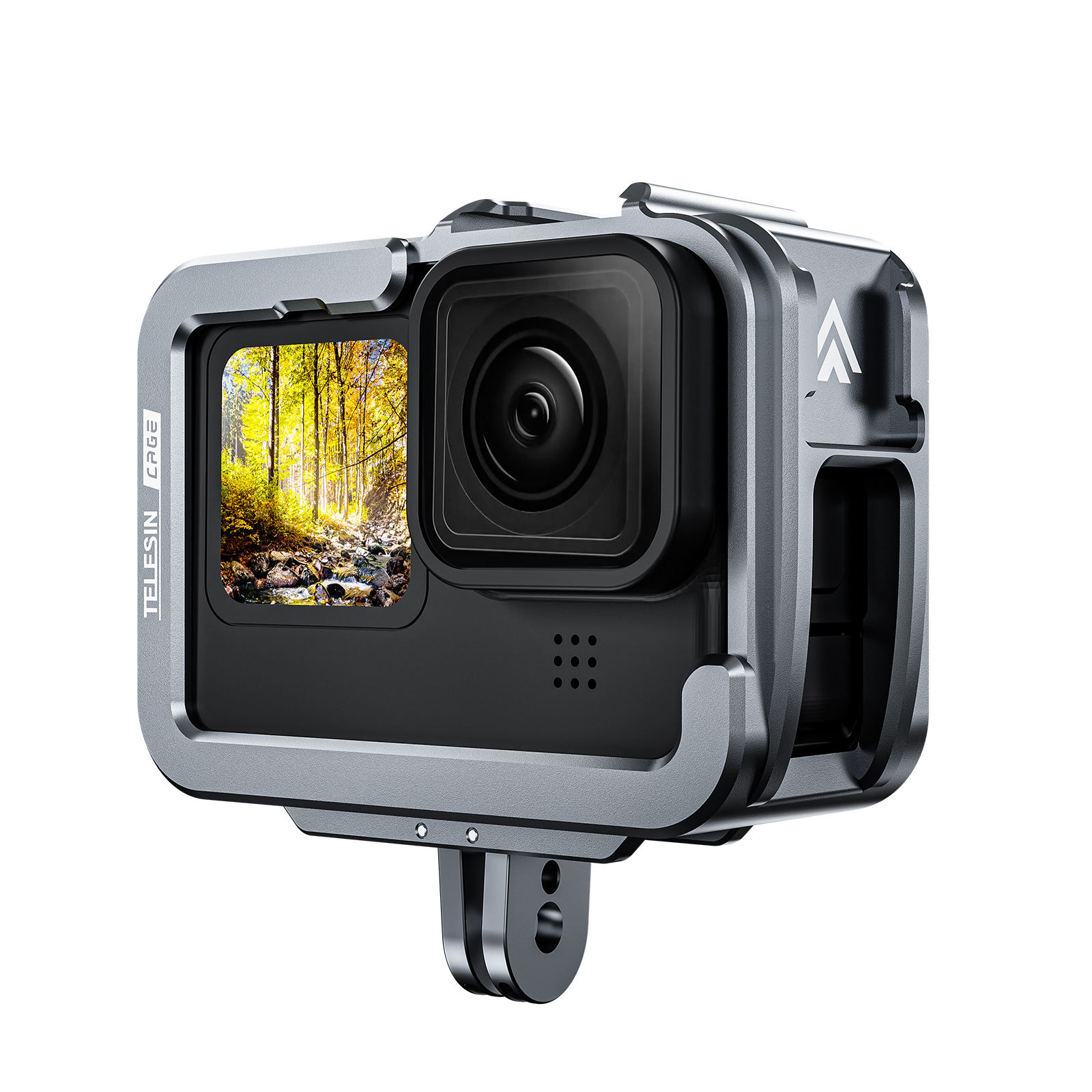 Telesin Aluminum Cage Metal Video Cage Protective Frame case for GoPro Camera