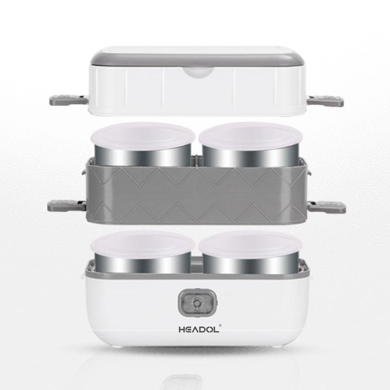珩度HEADOL 多功能双层蒸煮电热饭盒