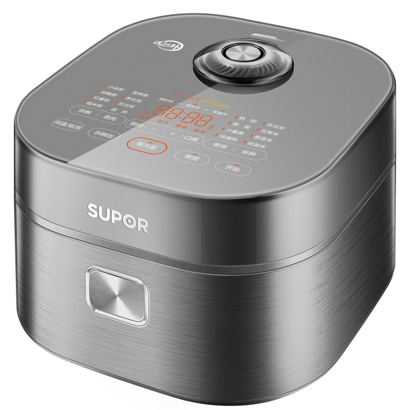 苏泊尔（SUPOR）IH电饭煲电饭锅家用智能多功能0涂层无涂层不锈钢本釜内胆远红外4升3-5-8个人柴火饭SF40HC0808