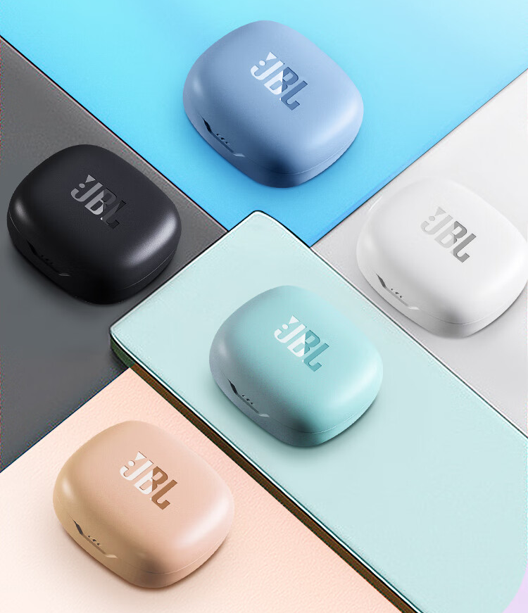  JBL WAVE FLEX 真无线蓝牙耳机 半入耳式音乐耳机 通话降噪运动防汗