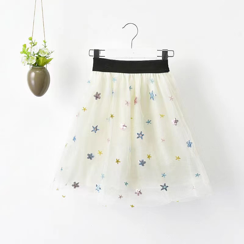 Girls' skirts, new summer thin children's, middle and large girls' skirts, girls' summer dresses, gauze skirts, children's cloth