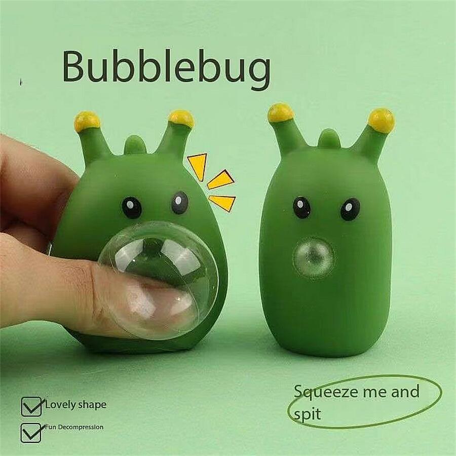 New explosive models funny vomit bubble vegetables bug decompression toys creative venting stare squeeze funny children decompre