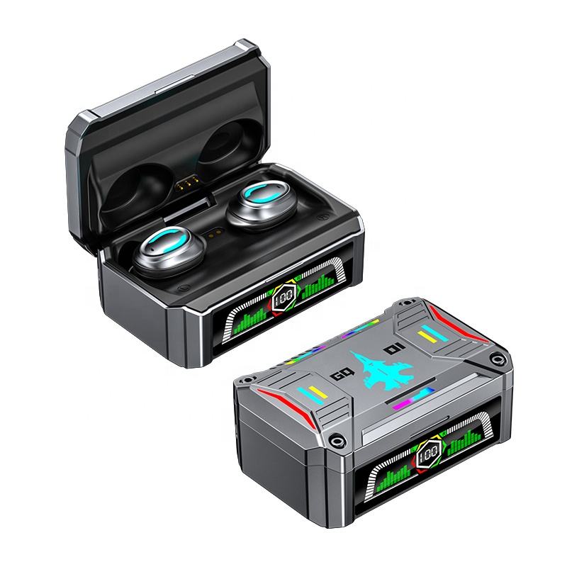 GQ01 wireless noise cancelling earbuds gaming in ear earphones max headphones with power bank