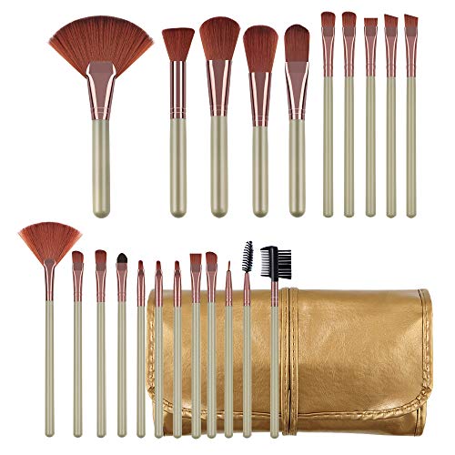 22 piece makeup brush set eyeliner lipstick foundation make-up eyebrow powder blusher tool