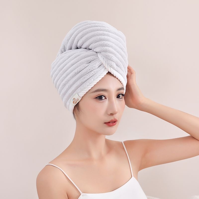 New hair drying cap quick drying thickening super absorbent shampoo towel Hair shower cap headscarf super cute ins quick drying