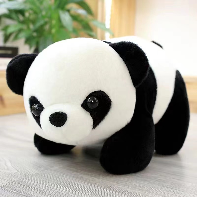 Plush toy panda doll cute simulation of national treasure giant panda hug bear doll doll