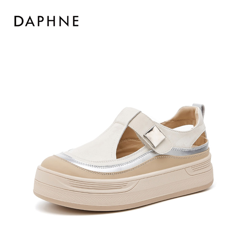 达芙妮爆款凉鞋妈妈休闲运动板鞋4024303326