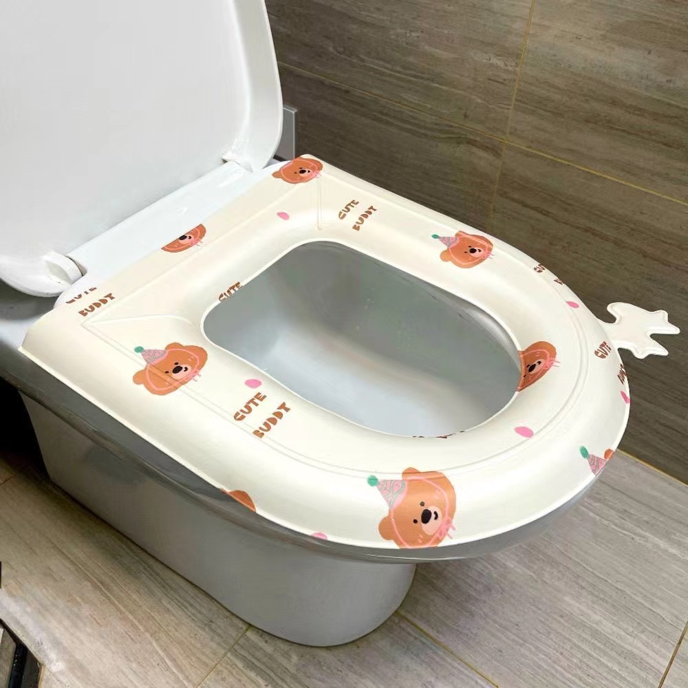 Waterproof toilet wash mat Universal thickened EVA household toilet paste seat