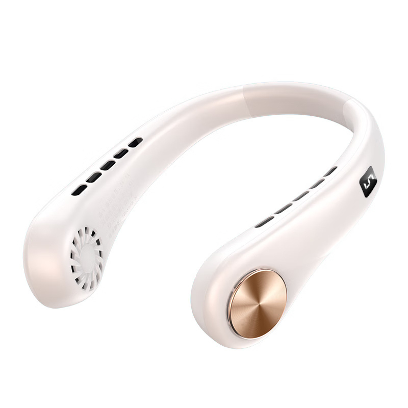 Hanging neck small fan portable lazy person carry around hanging neck fan USB charging fan G25