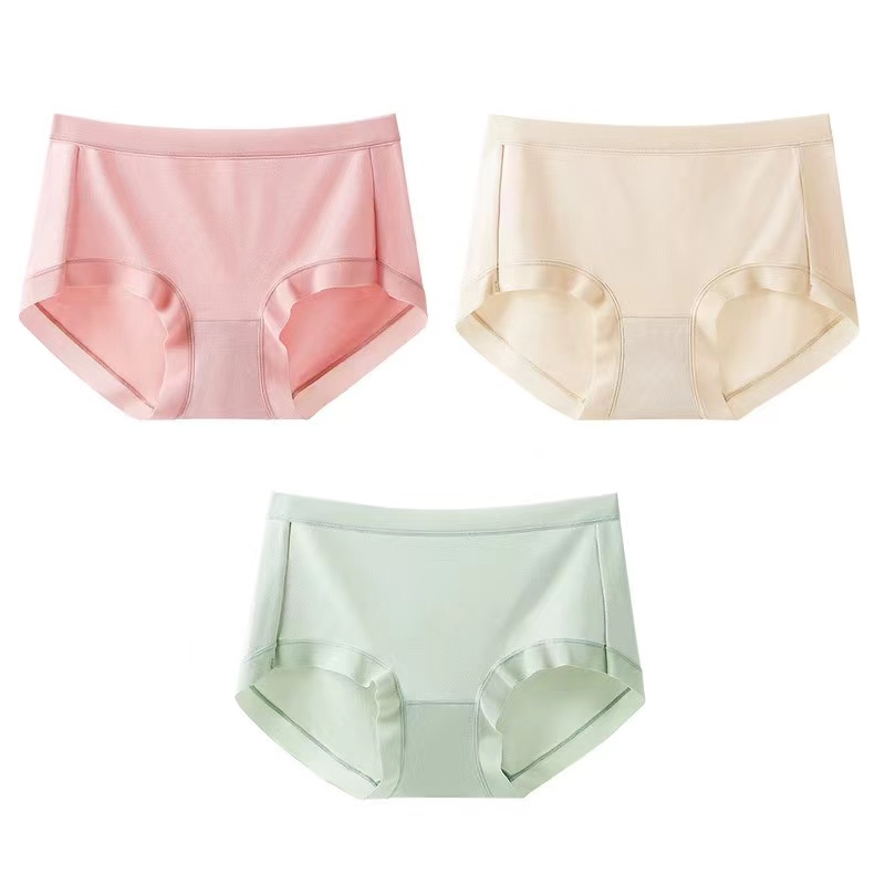 【秋鹭】2433款号60支兰精莫代尔女内裤1盒3条