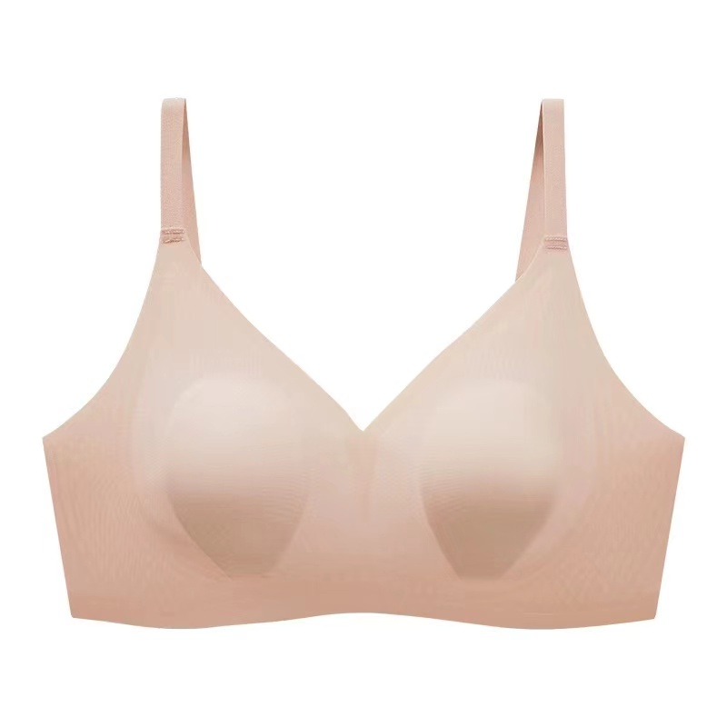 【秋鹭】款号2458桑蚕丝冰丝兔耳朵女文胸盒装