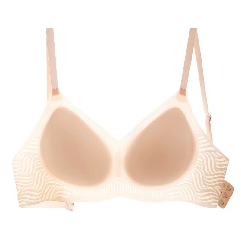 【秋鹭】款号2459果冻内衣女聚拢无钢圈无痕美背文胸盒装