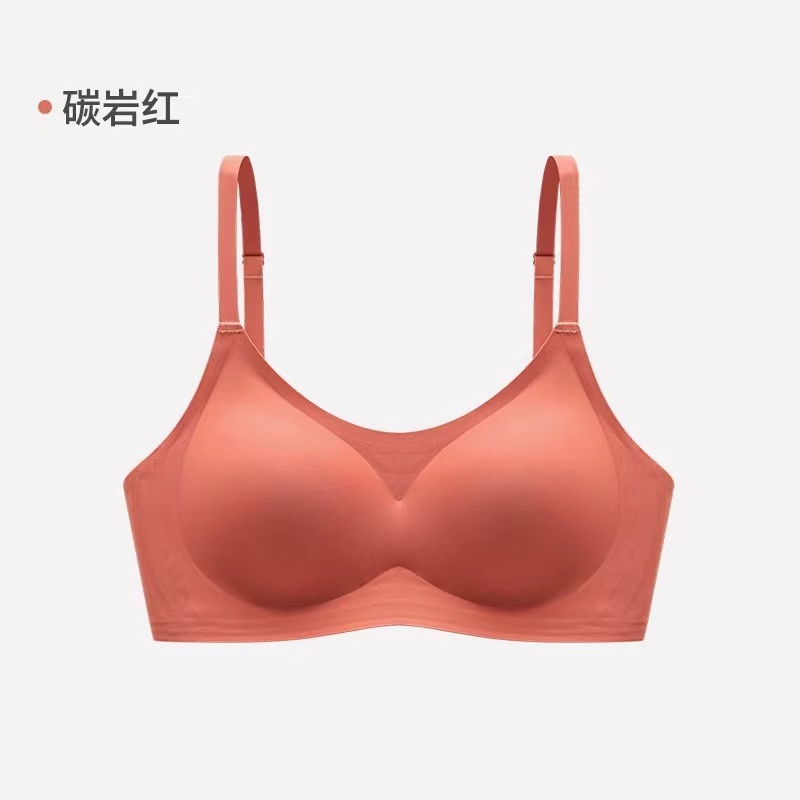 【秋鹭】款号2461果冻乳胶小胸聚拢无钢圈文胸盒装