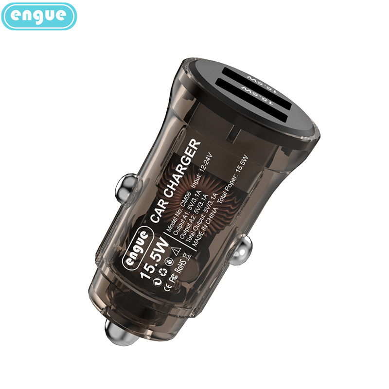 乐驰 EG-CM06  透明外壳15W  2USB输出