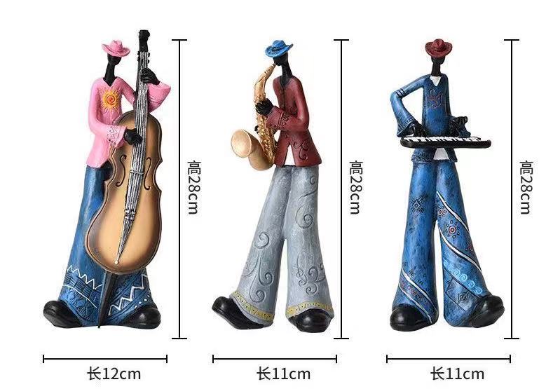 Creative band objects Art musical instruments Living room foyer Wine cabinets TV sets Home decorations