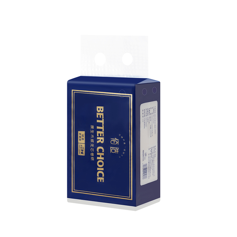 佰造（Betoice）原生木浆无芯卷纸（6卷装）BZ-JJZ155