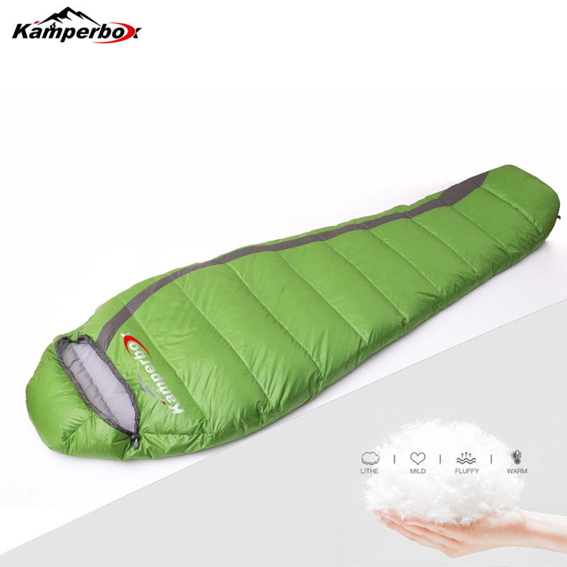  Kamperbox Down Sleeping Bag Ultra Light Sleeping Bag Winter Sleeping Bag Camping Equipment Light Sleeping Bag Camping