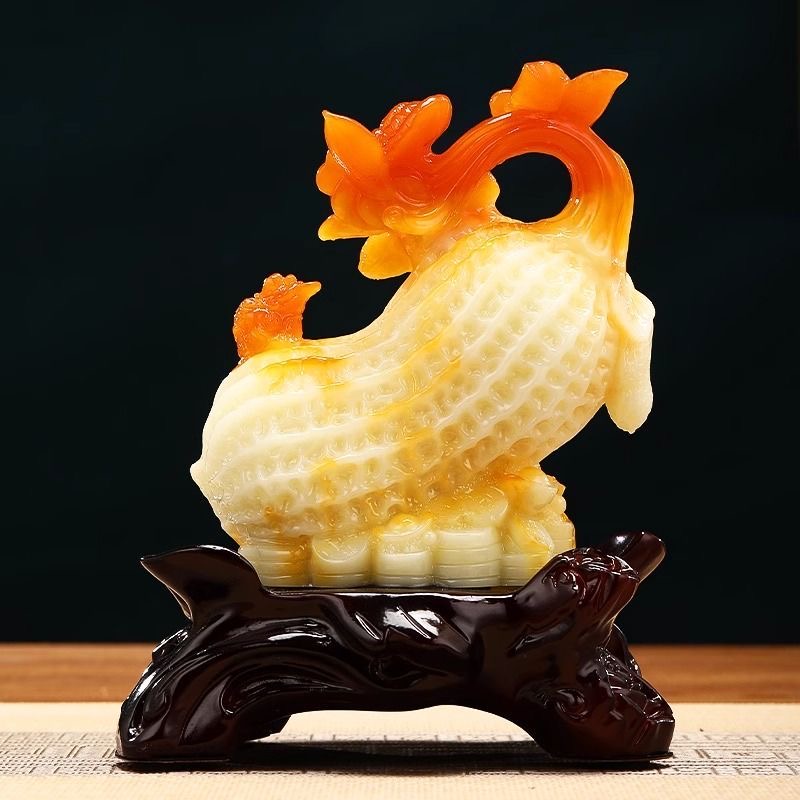 Good peanut decoration Ping an Zhaocai home living room TV cabinet wine cabinet decorations