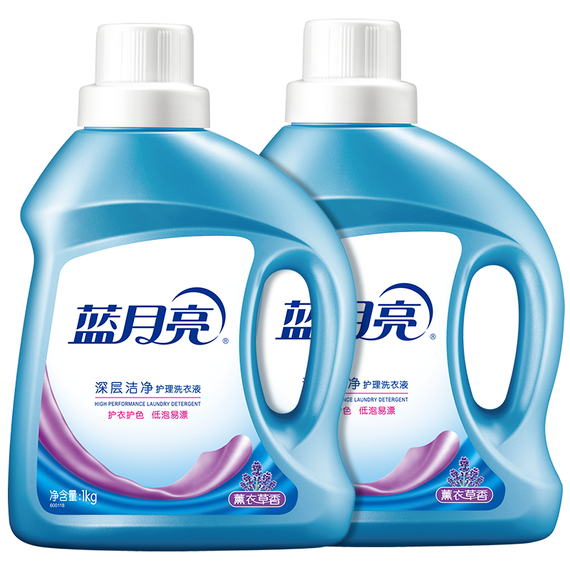 蓝月亮 4斤洁净洗衣液组合：薰洁净1kg×2