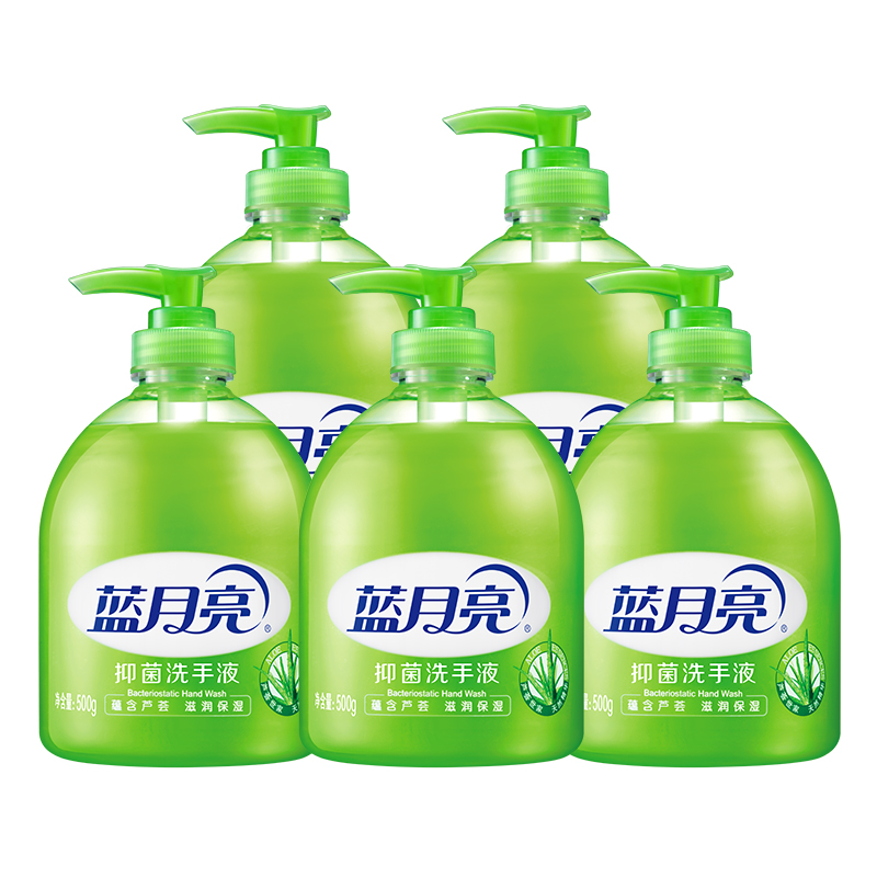 蓝月亮 抑菌洗手液500g*3 抑菌洗手液300g*2