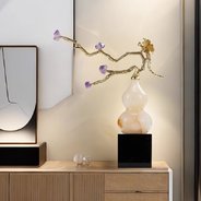 Purple qi Donglai jade gourd advanced home living room decoration study porch TV cabinet desktop housewarming gift