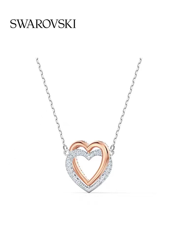 Swarovsk施华洛世奇双心项链5518868