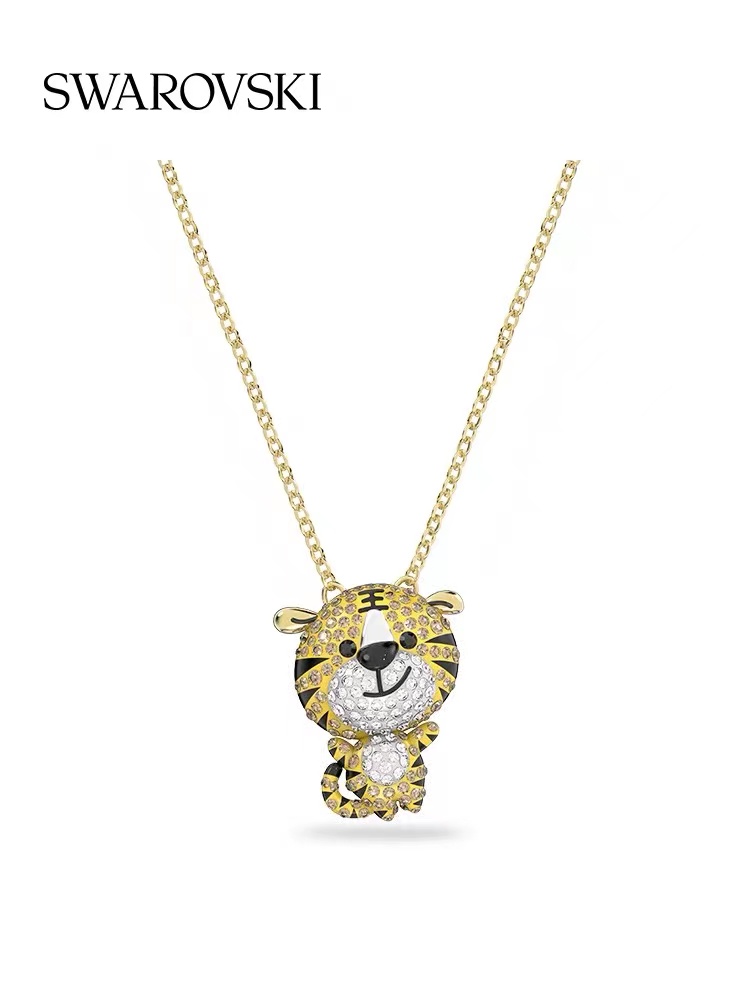 SwarovskI施华洛世奇萌虎送福项链38cm5620291