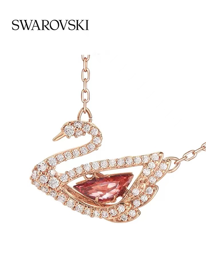 SwarovskI施华洛世奇天鹅项链38cm5614123