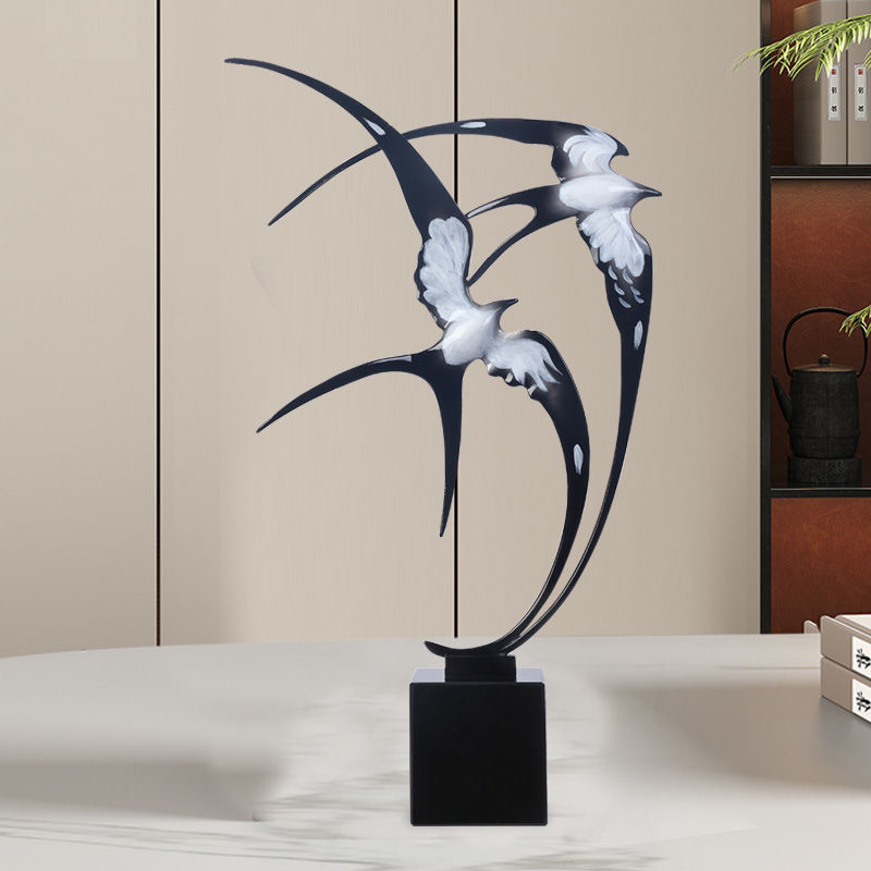 Fuyan Zhaocai office Zhaocai decoration living room wine cabinet TV cabinet double Feiyan home decoration