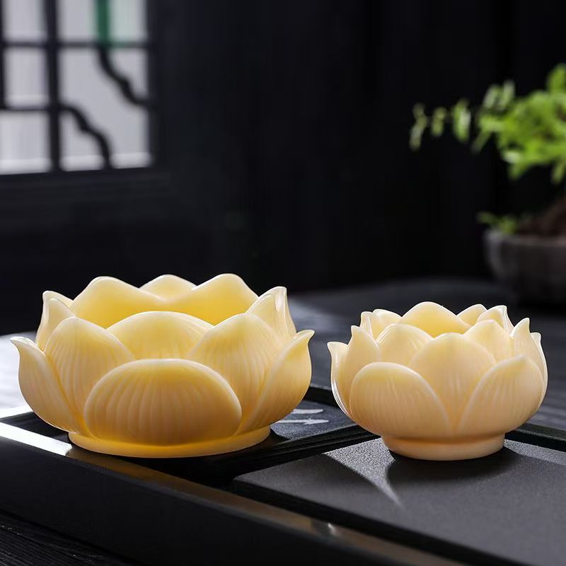 Lotus ashtray creative with cover fly smoke prevention home living room desktop office