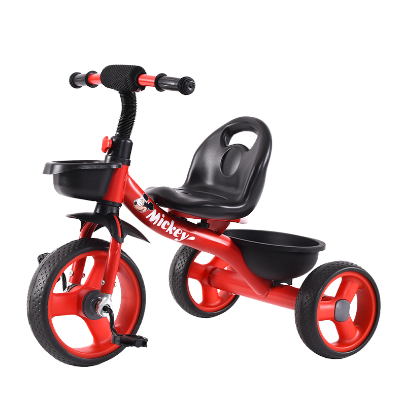  airud   儿童三轮脚踏车 红色