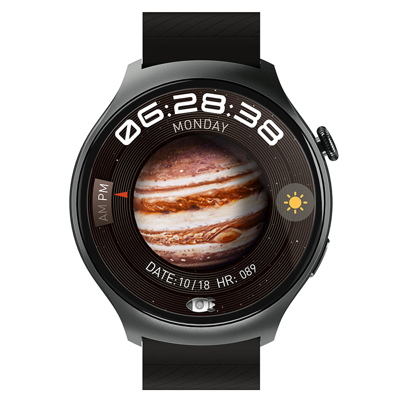 SMEBERT舒曼智能手环手表WATCH 4健康监测血压心率多功能通话圆盘运动手表