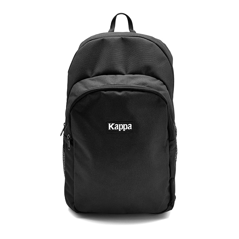 卡帕（Kappa） 双肩包秋季情侣男女多色拼接背包旅行包 纯黑K0CX8BS06