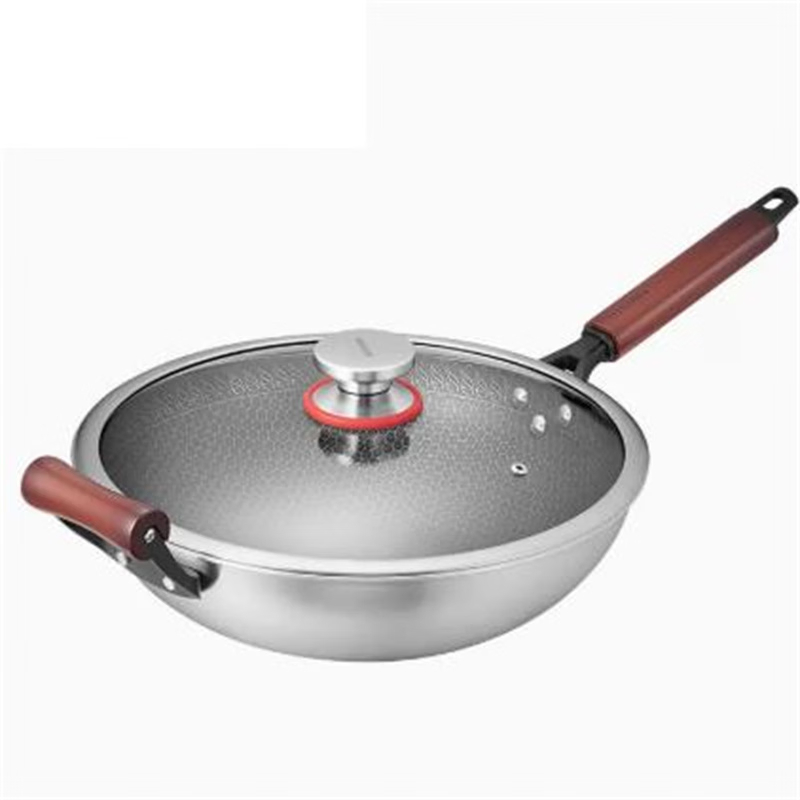 欧美达 匠系列-316不锈钢微晶炒锅32CM JCG32