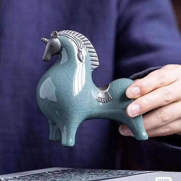 Ceramic Tang Ma decoration living room entrance process advanced sense decoration