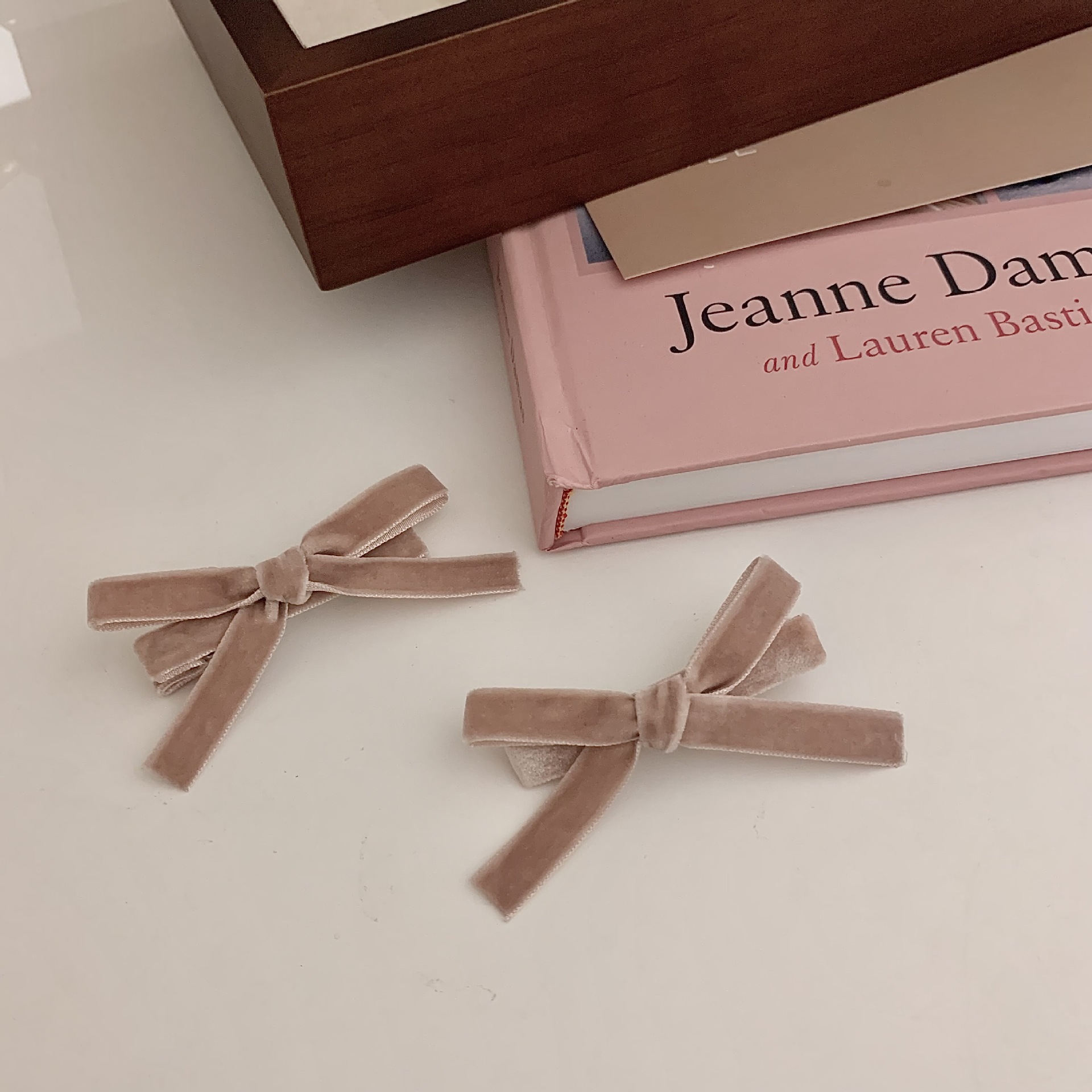 Korean bow hair clip Korean elegant temperament small bangs hair clip Girl Princess hair clip hair accessories