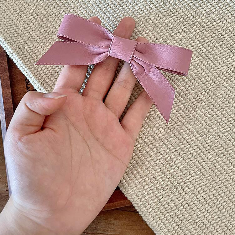 Korean ballet-style bow hairpin with sweet, high-class side fringe one-line hairpin embellishments headpiece