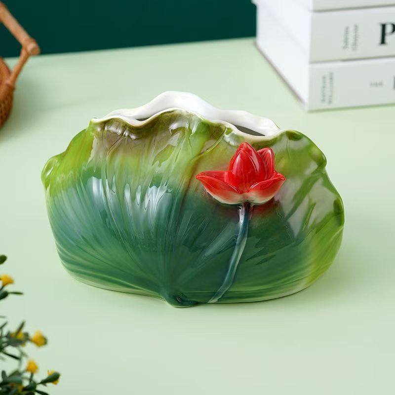 Ceramic living room decoration tea table tissue box Home modern