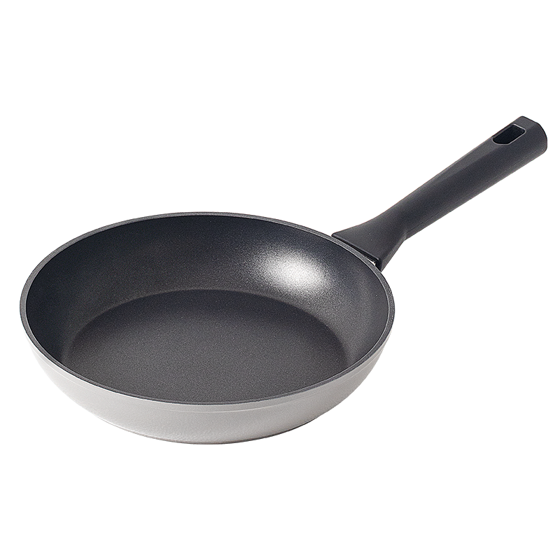 三禾摩登灰无铆钉不粘煎锅 LJ24K6 24cm