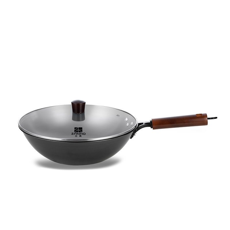 三禾窒化龙铁锅 TC32P5  32cm