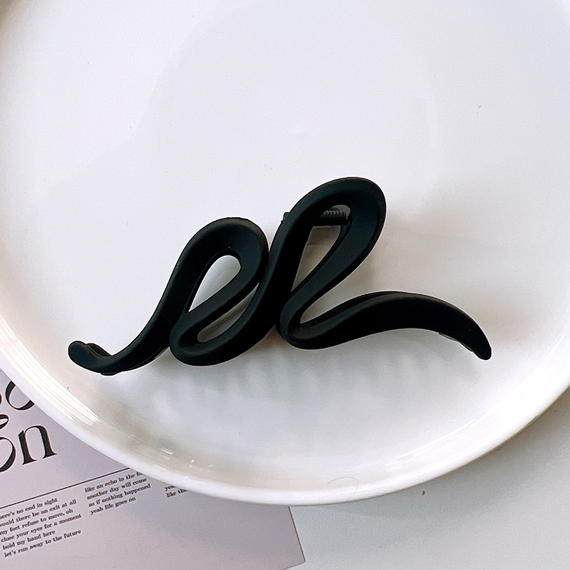 Frosted Grip Clip Large Premium Hair clip Women 2024 new back head shark clip hair accessories