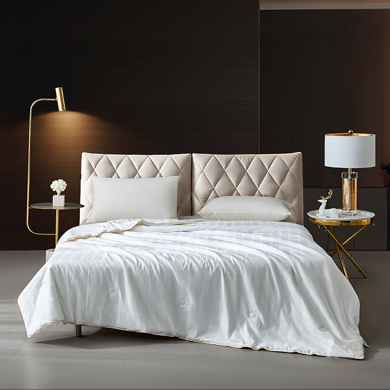 天然蚕丝被YL-Z601纯柞蚕丝被双人床春夏款