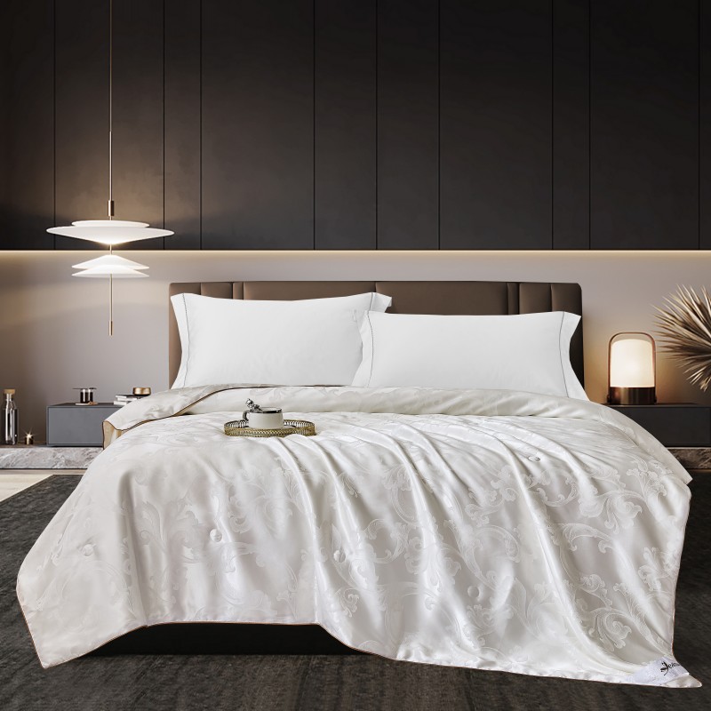 甄享蚕丝被YL-Z3708亲肤透气空调被双人床