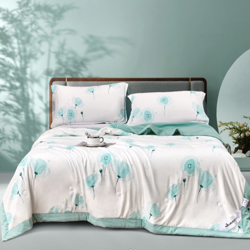 雅韵蚕丝大豆被YL-H3309夏季空调被双人床